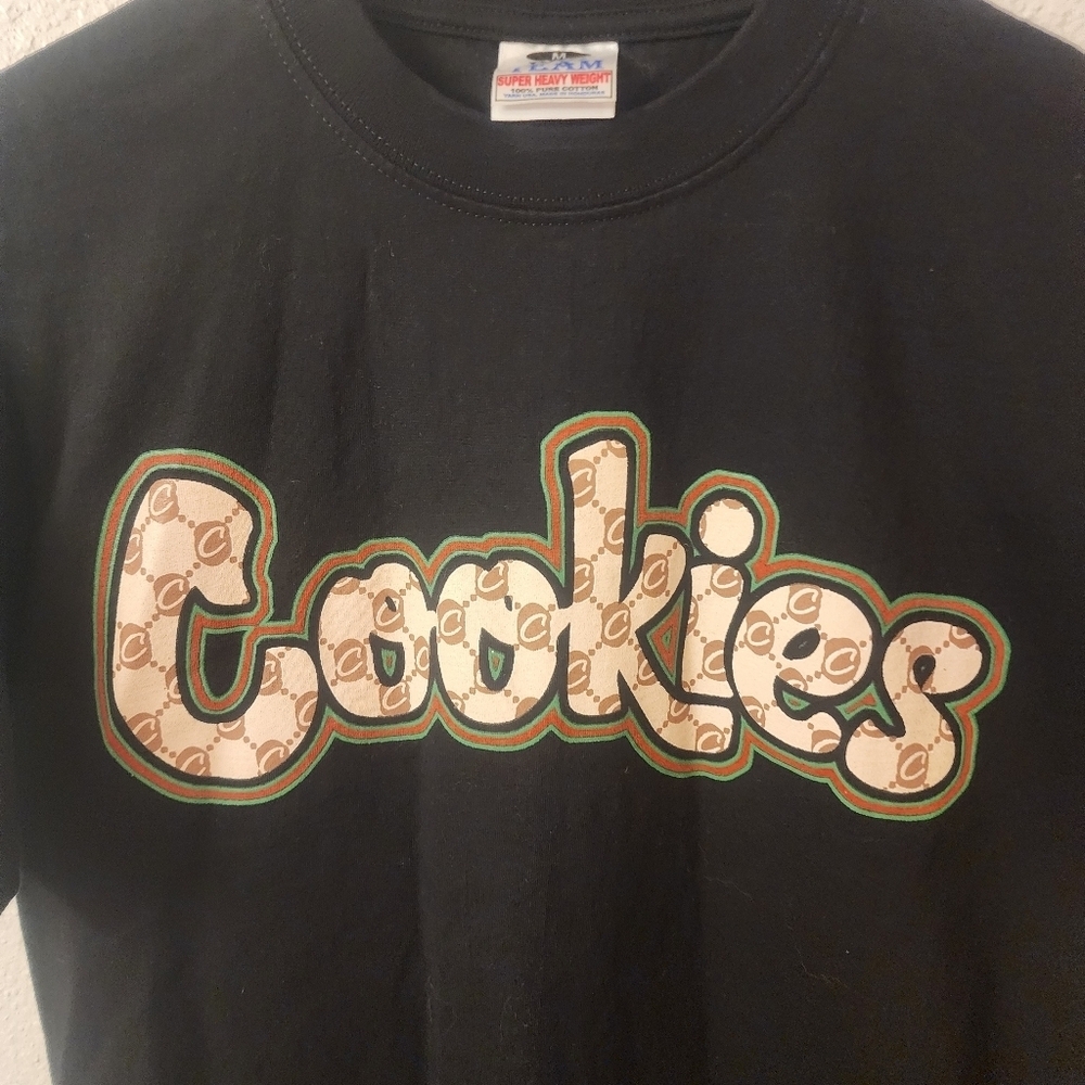 Cookies Pro Team Super Heavyweight 100% Cotton Shirt Mens Medium - Picture 2 of 5
